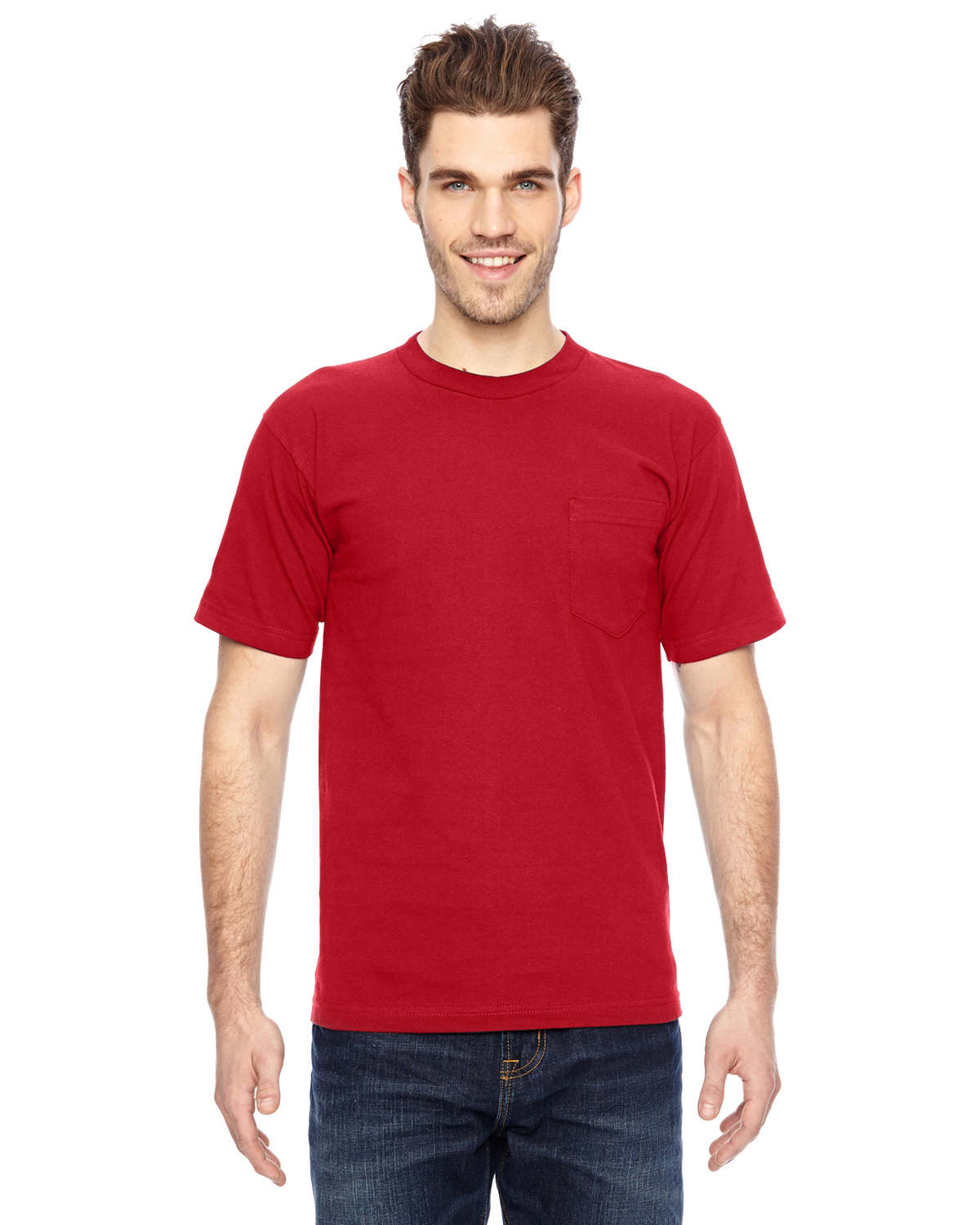 Basic Pocket T-Shirt Bayside 6.1 oz 